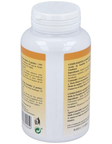 Cucurpol (Aceite de Calabaza) 100 Perlas de 705 Mg de Plantapol