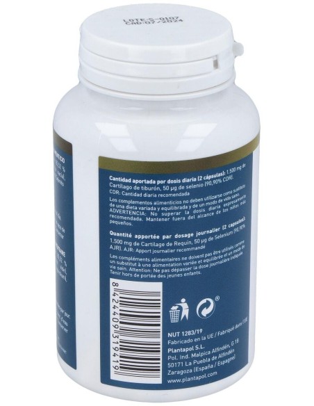 Cartipol Plus (Cartilago De Tiburon 750Mg)120Cap. de Plantapol