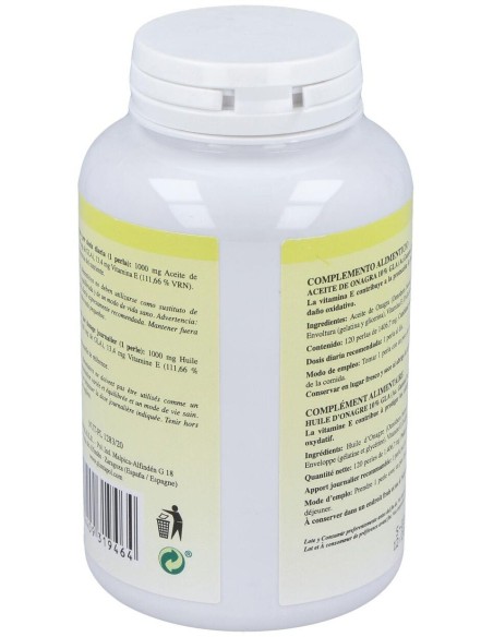 Onagrapol 1000 (Aceite de Onagra) 120 Perlas 1.460 Mg de Plantapol
