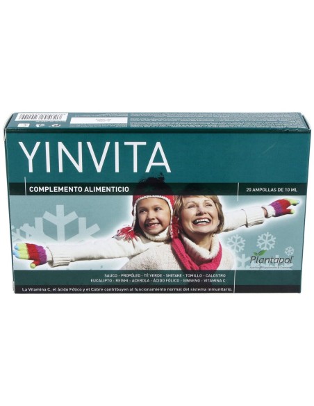 Yinvita (Ginseng+Shitake+Eleutero.) 20Amp. de Plantapol