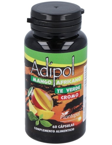 Adipol (Mango Africano, Té Verde, Cromo) 60 Cápsulas de 540 Mg de Plantapol