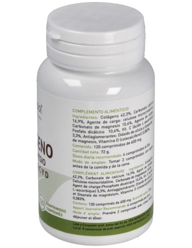 Colageno-Magnesio-Vit.C Y Vit.D 120Comp. de Plantapol