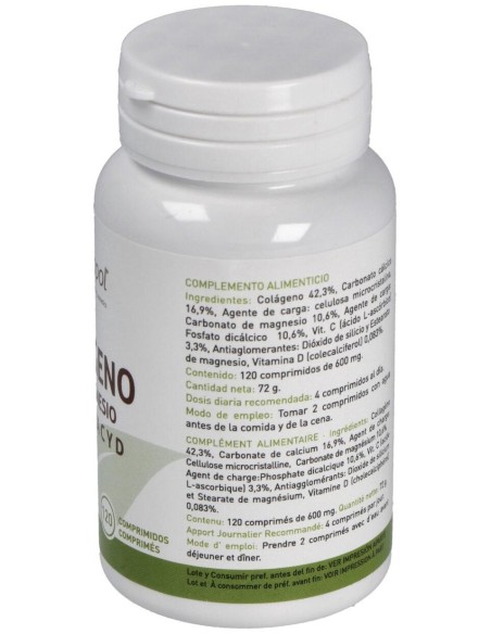 Colageno-Magnesio-Vit.C Y Vit.D 120Comp. de Plantapol