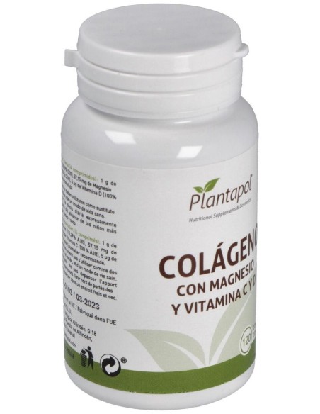 Colageno-Magnesio-Vit.C Y Vit.D 120Comp. de Plantapol