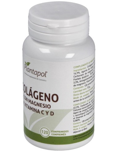 Colageno-Magnesio-Vit.C Y Vit.D 120Comp. de Plantapol