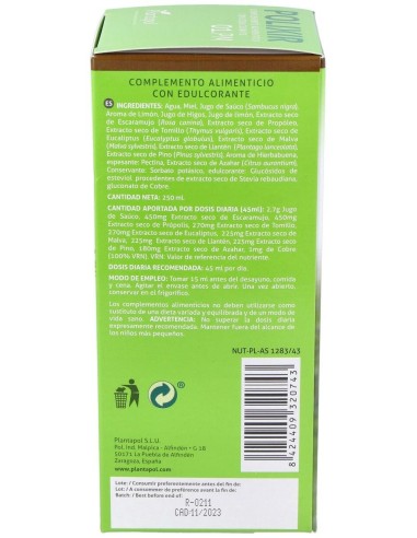 Polixir 01 Pm (Bronco-Pulmonar) Jarabe 250Ml. de Plantapol