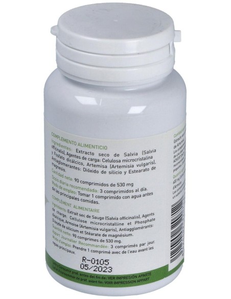 Salvia+Artemisa 90Comp. de Plantapol