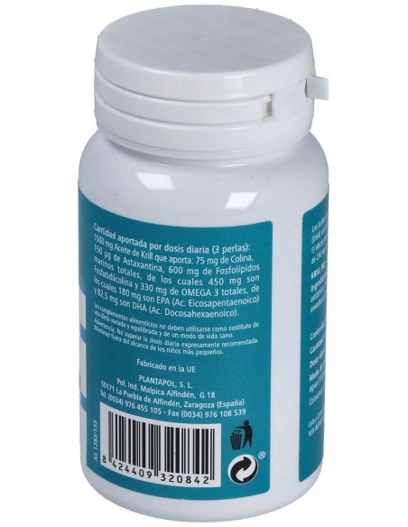 Krill Oil Aceite De Krill Antartico 60Perlas de Plantapol