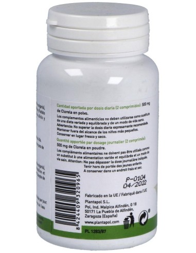 Chlorella 435Mg 60Comp. de Plantapol