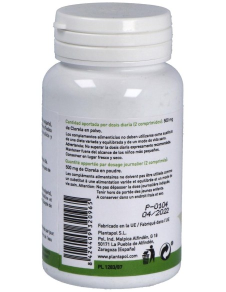Chlorella 435Mg 60Comp. de Plantapol