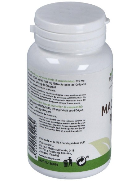 Magnesio Plus 520Mg. 100Comp. de Plantapol