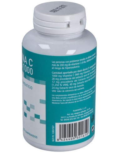 Vitamina C Plus 1000 60Comp. de Plantapol