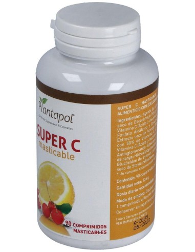 Super C ( Acerola, Escaramujo, Vitamina C) 90 caps. Plantapol