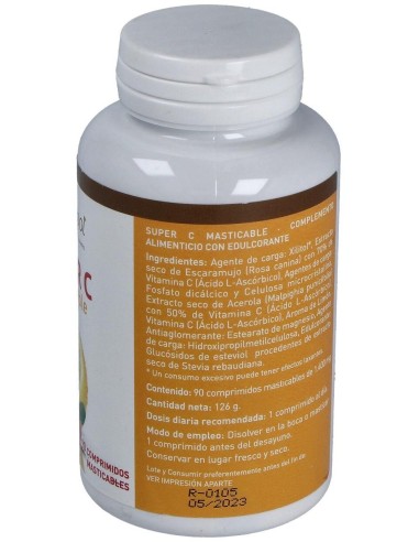 Super C ( Acerola, Escaramujo, Vitamina C) 90 caps. Plantapol