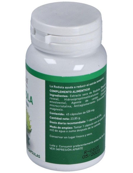 Rhodiola Rosea  400 Mg de Plantapol