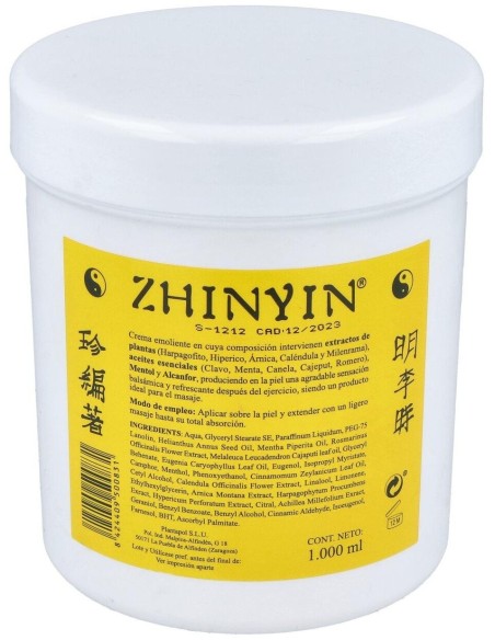 Zhinyin Crema Masaje 1.000 Ml                                                                     de Plantapol