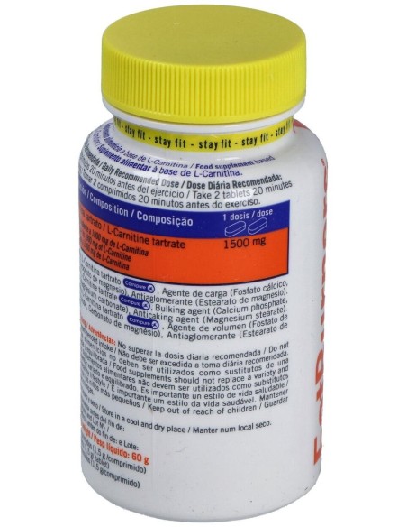 Carnitina 500 Fat Burner 40Comp de Nutrisport