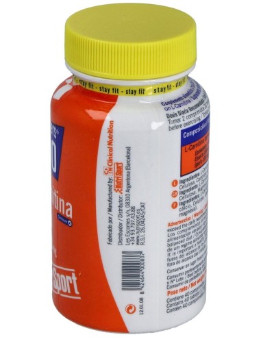 Carnitina 500 Fat Burner 40Comp de Nutrisport