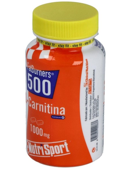 Carnitina 500 Fat Burner 40Comp de Nutrisport