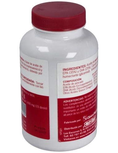 Omega 3 1400Mg. Epa Y Dha 100Cap. de Nutrisport