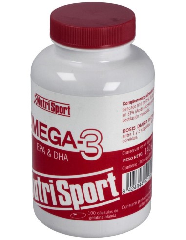 Omega 3 1400Mg. Epa Y Dha 100Cap. de Nutrisport