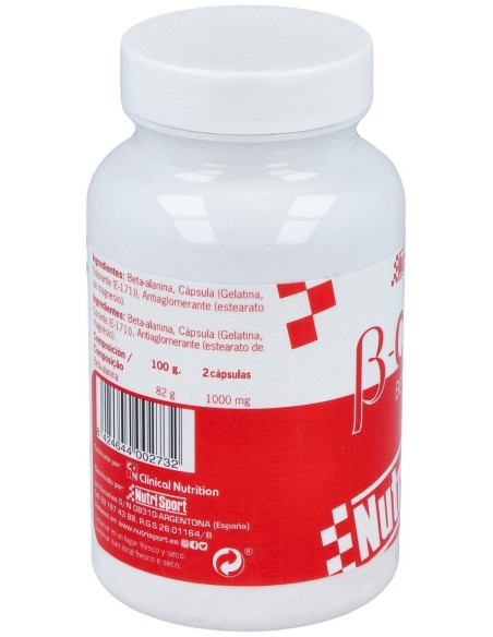 B-Caps Beta-Alanina 100Cap. de Nutrisport