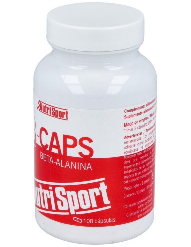 B-Caps Beta-Alanina 100Cap. de Nutrisport