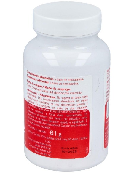 B-Caps Beta-Alanina 100Cap. de Nutrisport