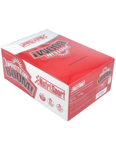 Protein Boom Barritas Chocopeanuts 24Ud. de Nutrisport