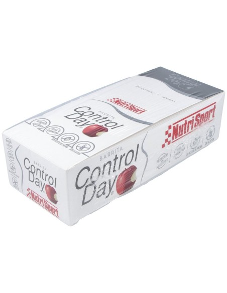 Barrita Yogurt-Manzana Controlday Caja 28Uds. de Nutrisport