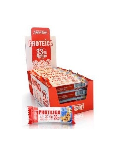Barrita Proteica Vainilla-Cookies Caja 24Uds de Nutrisport