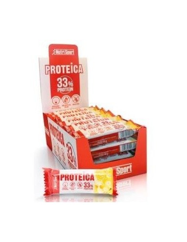 Barrita Proteica Platano Caja 24Unid. Nutrisport