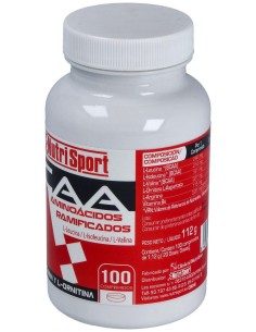 Aminoacidos Ramificados 1Gr Bcaa 100Comp de Nutrisport 2