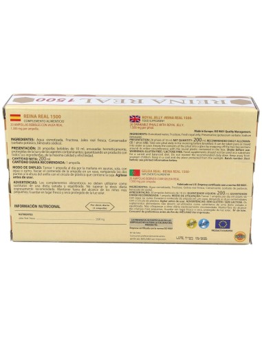 Reina Real 1500Mg. 20Amp. de Robis