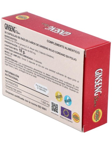 Ginseng Rojo Star 30Cap de Robis
