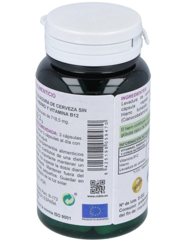 Levadura De Cerveza Forte Sin Gluten 45Cap. de Robis