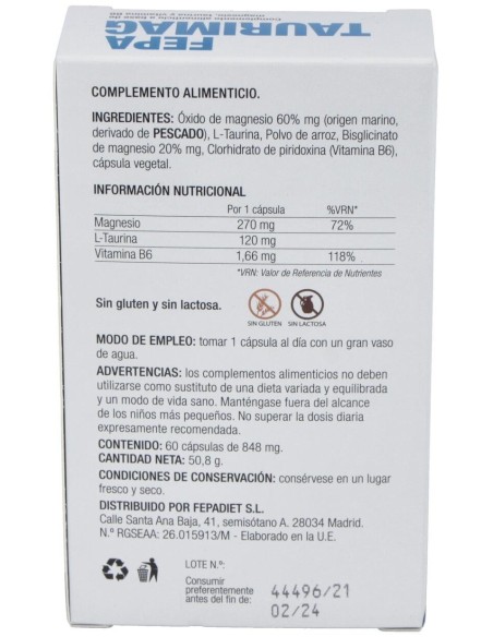Fepa-Taurimag 60Cap. de Fepadiet