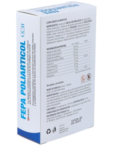 Fepa-Poliarticol Uc-Ii 30Cap. de Fepadiet