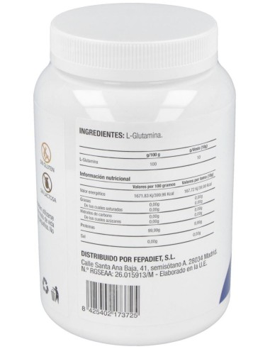 Fepa-L-Glutamina Sabor Neutro 500Gr. de Fepadiet