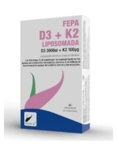 Fepa-Vitamina D3+K2 Liposomado 40Cap. de Fepadiet 2
