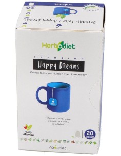 Herbodiet Descanso Feliz Envase de 20 bolsitas filtro de 1,5 g. de Novadiet 2