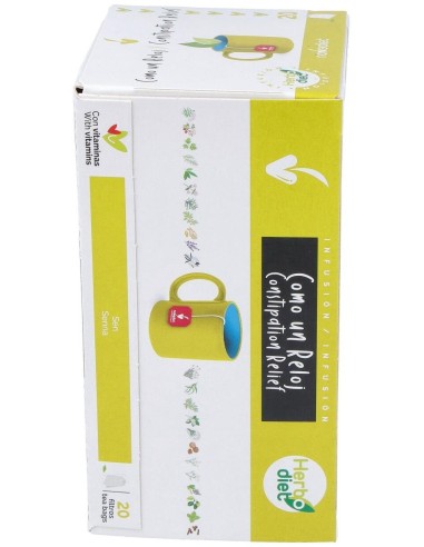 Herbodiet Como Un Reloj Envase de 20 bolsitas filtro de 1,5 g. de Novadiet