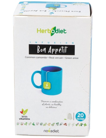 Herbodiet Buen Provecho Envase de 20 bolsitas filtro de 1,5 g. de Novadiet