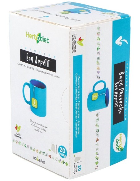 Herbodiet Buen Provecho Envase de 20 bolsitas filtro de 1,5 g. de Novadiet