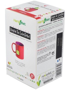 Herbodiet Vigila Tu Colesterol Envase de 20 bolsitas filtro de 1,5 g. de Novadiet 2