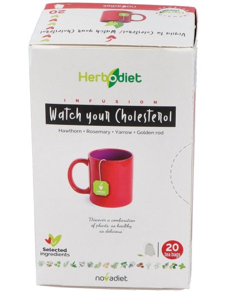 Herbodiet Vigila Tu Colesterol Envase de 20 bolsitas filtro de 1,5 g. de Novadiet