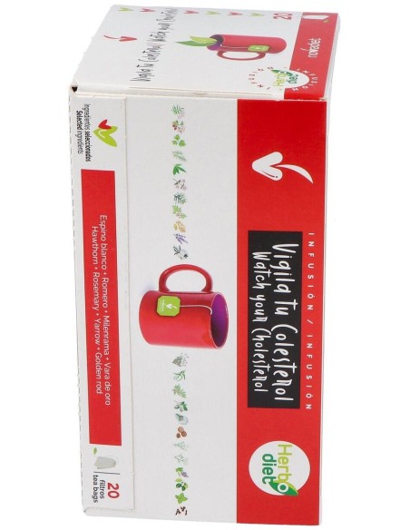 Herbodiet Vigila Tu Colesterol Envase de 20 bolsitas filtro de 1,5 g. de Novadiet