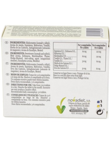 Bropul Balsam Envase de 60 comprimidos masticables. de Novadiet