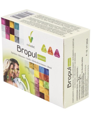 Bropul Balsam Envase de 60 comprimidos masticables. de Novadiet