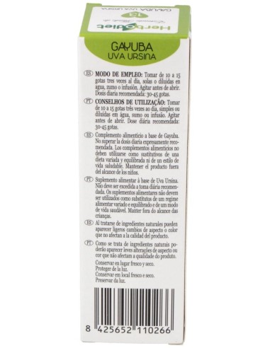 Extracto Gayuba Envase de 50 ml. de Novadiet